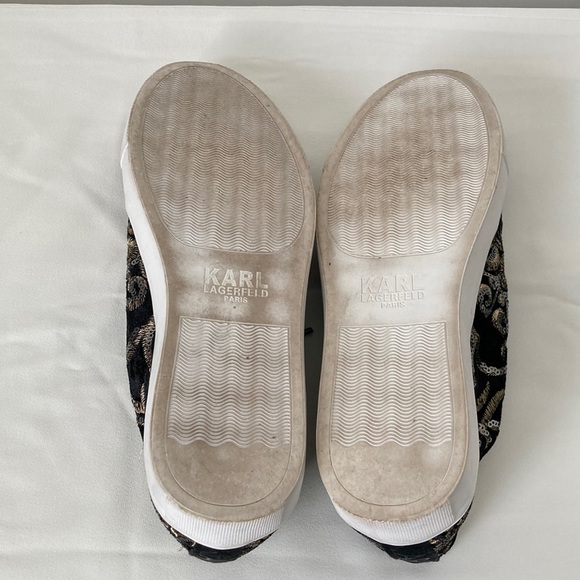 Karl Lagerfeld Paris Evron2 Sequin Sneakers - Picture 7 of 9